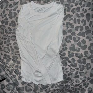 White Long-Sleeve Top
